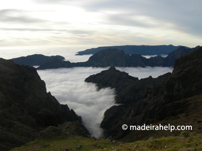 Madeira peaks from Pico do Areeiro