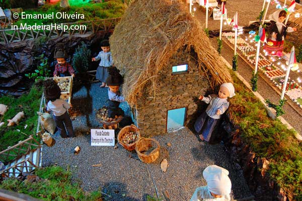 Christmas Scene, Nuns Valley - Curral das Freiras, Madeira